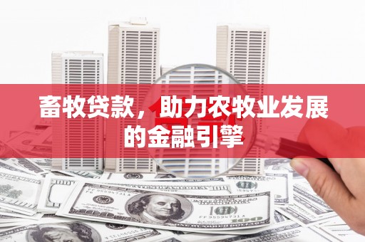 代县畜牧贷款，助力农牧业发展的金融引擎