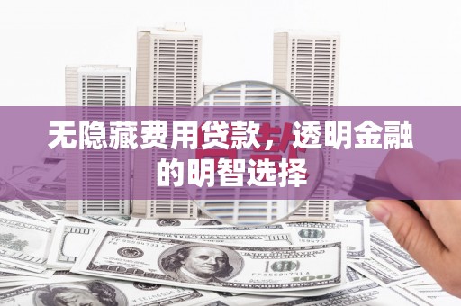 代县无隐藏费用贷款，透明金融的明智选择