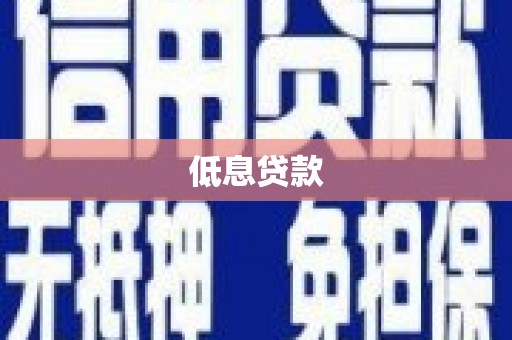 代县低息贷款