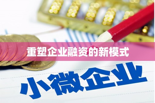 代县重塑企业融资的新模式