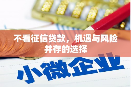 代县不看征信贷款，机遇与风险并存的选择
